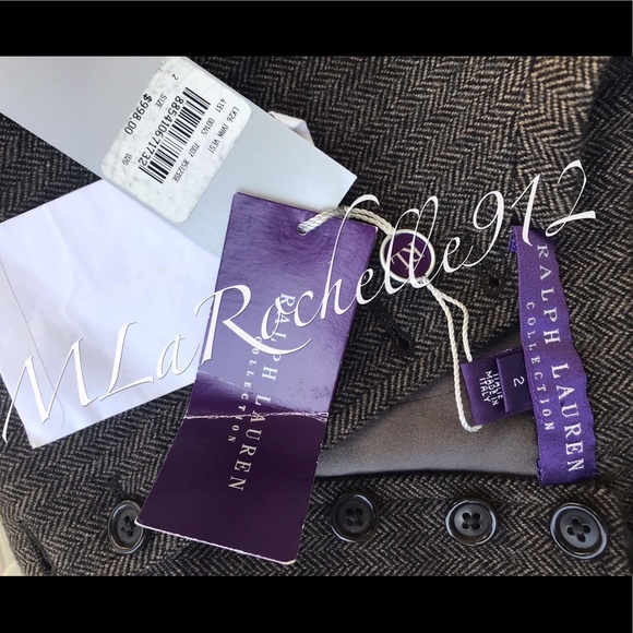 $995 Ralph Lauren Purple Label Vest - Picture 7 of 8
